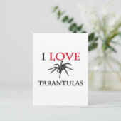 I Love Tarantulas Briefkaart (Staand voorkant)