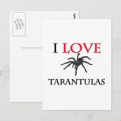 I Love Tarantulas Briefkaart (Voorkant / Achterkant)
