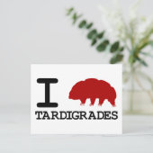 I Love Tardigrades Briefkaart (Staand voorkant)