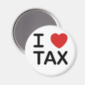 I Love Tax Magneet (Voorkant / Achterkant)
