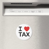 I Love Tax Magneet (Insitu (Vaatwasser))