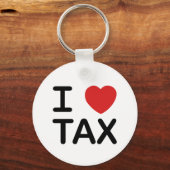 I Love Tax Sleutelhanger (Voorkant)