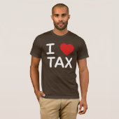 I Love Tax T-shirt (Voorkant volledig)