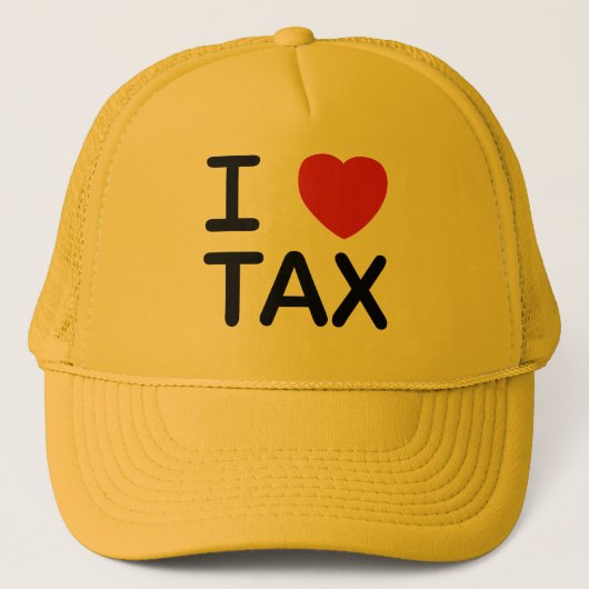 I Love Tax Trucker Pet (Voorkant)