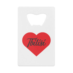 I Love Tbilisi - Georgia Creditkaart Flessenopener
