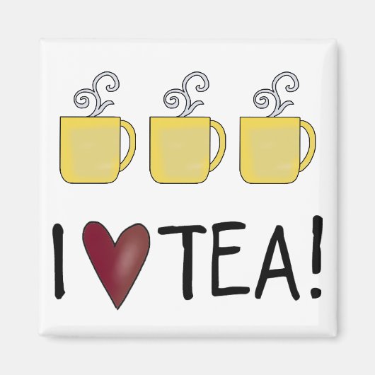 I Love Tea Magneet (Voorkant)