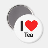 I Love Tea Magneet (Voorkant / Achterkant)