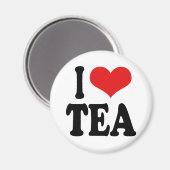 I Love Tea Magneet (Voorkant / Achterkant)