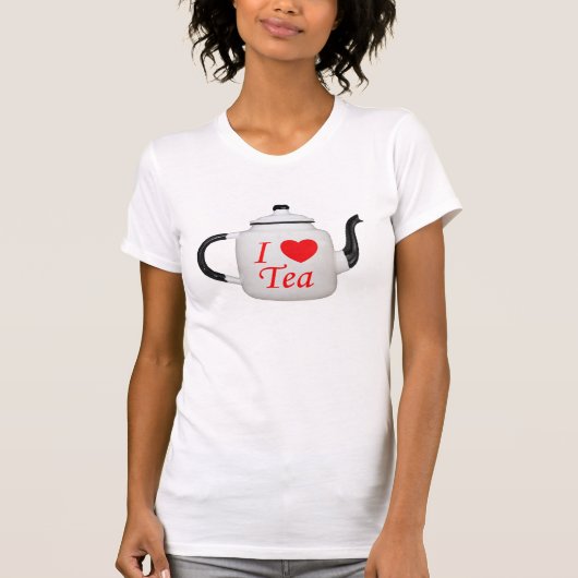 I Love Tea T-shirt (Voorkant)