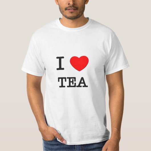 I Love Tea T-shirt (Voorkant)