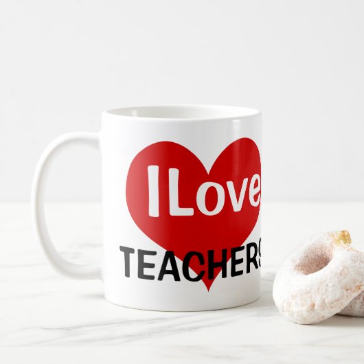 I Love Teachers Koffiemok (Met donut)