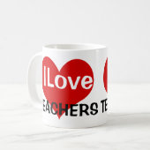 I Love Teachers Koffiemok (Voorkant links)