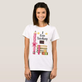 I love teaching reading teacher shirt  (Voorkant volledig)