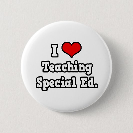 I Love Teaching Special Ed Ronde Button 5,7 Cm (Voorkant)