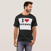 I Love TECH HOUSE T-shirt (Voorkant volledig)