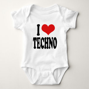 I Love Techno Romper