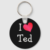 I Love Ted Sleutelhanger (Voorkant)