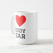 I love Teddy bear Koffiemok (Voorkant links)
