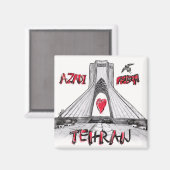 I love Tehran Magneet (Voorkant / Achterkant)