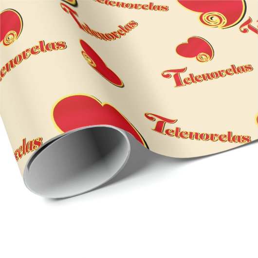 I Love Telenovelas Cadeaupapier (Rol Hoek)