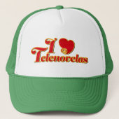 I Love Telenovelas Trucker Pet (Voorkant)