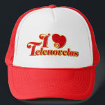 I Love Telenovelas Trucker Pet<br><div class="desc">* Mexican Soap Opera lovers will love this! * Hats are available in several color options. * Additional text can be added, if desired. * Background color can be added to the design area. * Click the CUSTOMIZE button to get started. * {Currently, this design can be transferred to 100's...</div>