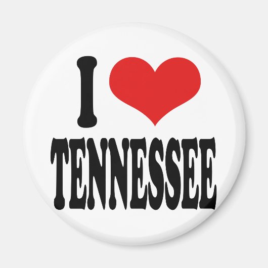 I Love Tennessee Magneet (Voorkant)