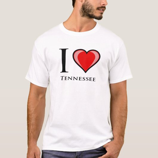I Love Tennessee T-shirt (Voorkant)