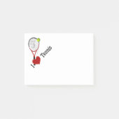 I Love Tennis, ball and racquet Post-it® Notes (Voorkant)