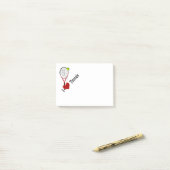 I Love Tennis, ball and racquet Post-it® Notes (Op bureau)