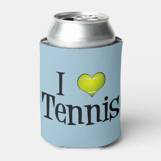 I Love Tennis Blikjeskoeler (Blikje Voorkant)