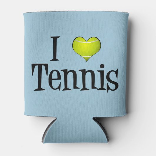 I Love Tennis Blikjeskoeler (Voorkant)