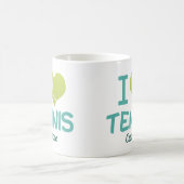 I Love Tennis Cute Custom Koffiemok (Center)