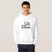 I Love Tennis Hoodie (Voorkant volledig)