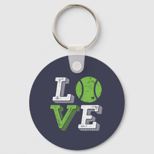 I Love Tennis Keep Calm and Play Tennis Sleutelhanger