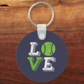 I Love Tennis Keep Calm and Play Tennis Sleutelhanger (Voorkant)
