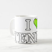 I Love Tennis Koffiemok (Voorkant links)