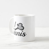 I Love Tennis Koffiemok (Voorkant links)