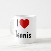 I Love Tennis Koffiemok (Voorkant links)