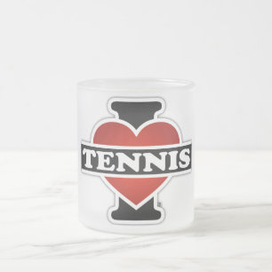 I Love Tennis Matglas Koffiemok