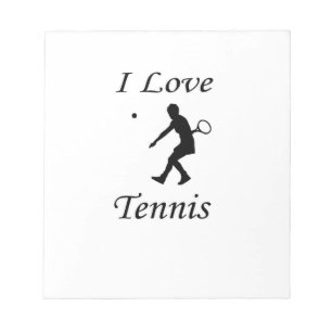I Love Tennis Notitieblok