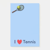 "I Love Tennis" Post-it® notes 4 x 6 (Voorkant)