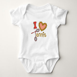 I Love Tennis Romper
