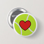 I Love Tennis Ronde Button 5,7 Cm (Voorkant /achterkant)