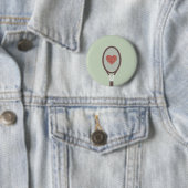 I Love Tennis Ronde Button 5,7 Cm (In situ)