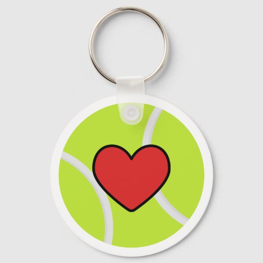 I Love Tennis Sleutelhanger (Voorkant)