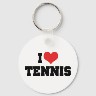 I Love Tennis Sleutelhanger