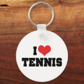 I Love Tennis Sleutelhanger (Voorkant)