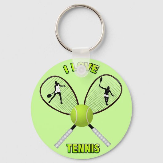 I LOVE TENNIS SLEUTELHANGER (Voorkant)