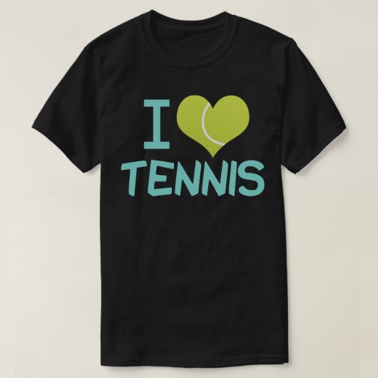 I Love Tennis T-shirt (Design voorkant)